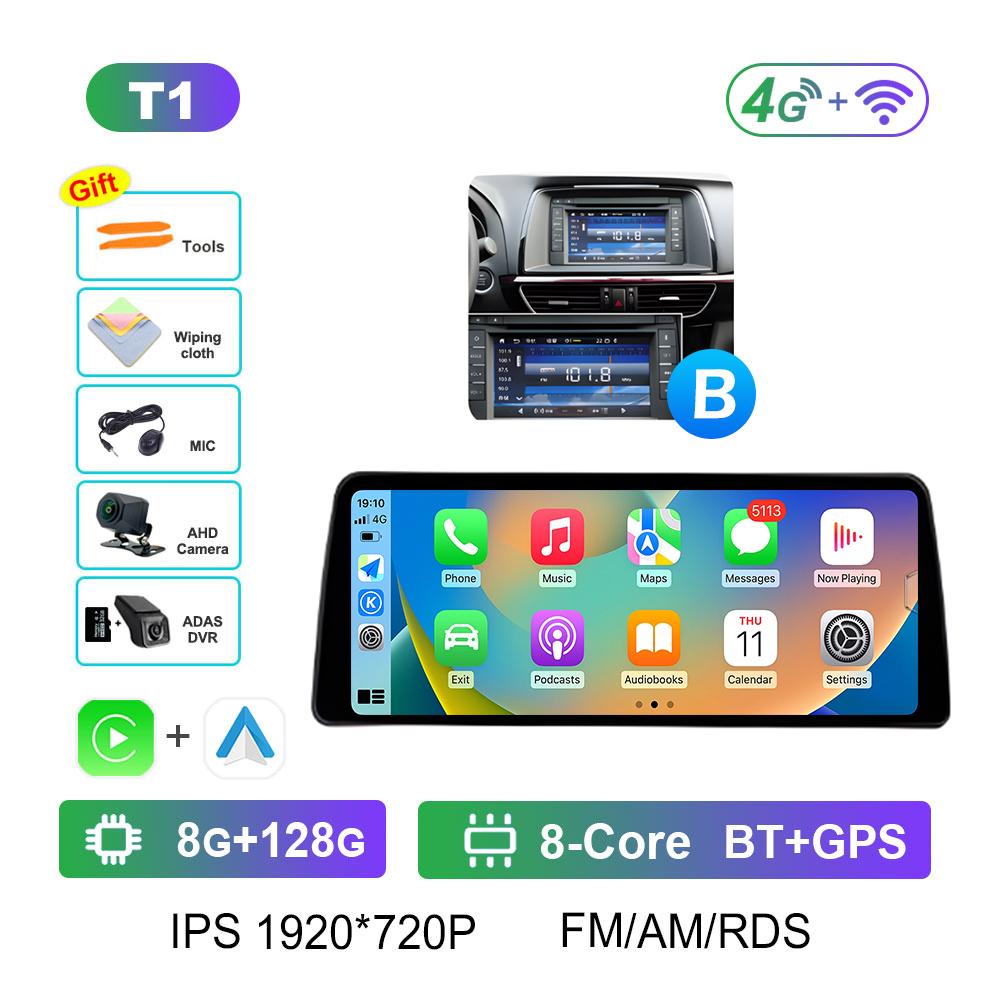 for Mazda ATENZA 2014 2015 - 2016 Car Multimedia Video Radio Player Wireless Carplay GPS Navigation Accessories Cooling fan WIFI