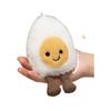 Fun Boiled Egg Plush Toy Cute Smile Egg Groom and Bride Creative Gift Bag Pendant