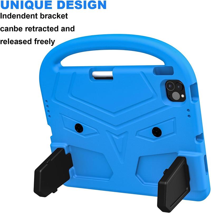 Kids Safe EVA Tablet Case for IPad Air 7 6 5 A16 11 10.2 10.9 Mini 7 6 I Pad Pro 9.7 10 9 8 10th Generation Handle Stand Cover