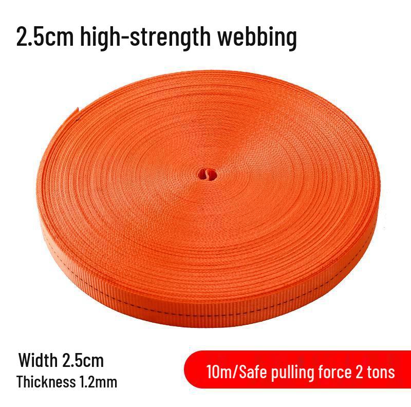 Truck Cargo Tow Rope: Durable, Wear-Resistant Polyester Webbing Strap