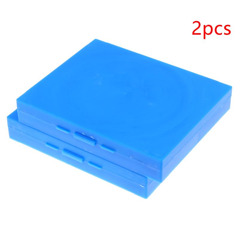 Rechteckige Kunststoff-Mikroskopobjektträgerbox 1 2 3 Stück Sichere Aufbewahrung für 100 Objektträger für Labor und Bildung