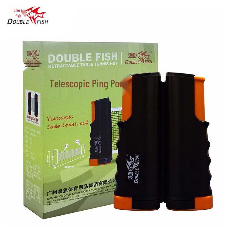 Double Fish Table Tennis Nets & Ball Collectors