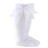 Infant Baby Girls Cute Bow Knee High Socks Cotton Baby Toddler Bowknot Solid Color Socks Kid Breathable Sock 0-2Y