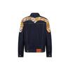 Evisu Origin Item Combination Large M Print Denim Jacket Men Jackets 2EAHTM3DJ2913XXCT