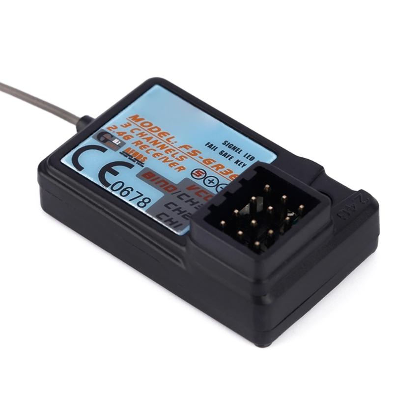 3 Channel Receiver Suitable for GT2B GT2 GT3C GT3B Remote Controllers Model Car And Aircrafts Enhances Signal Stability
