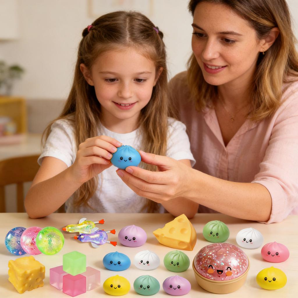 Mysterious Dumpling & Steamed Bun Toy -Day Countdown Calendar