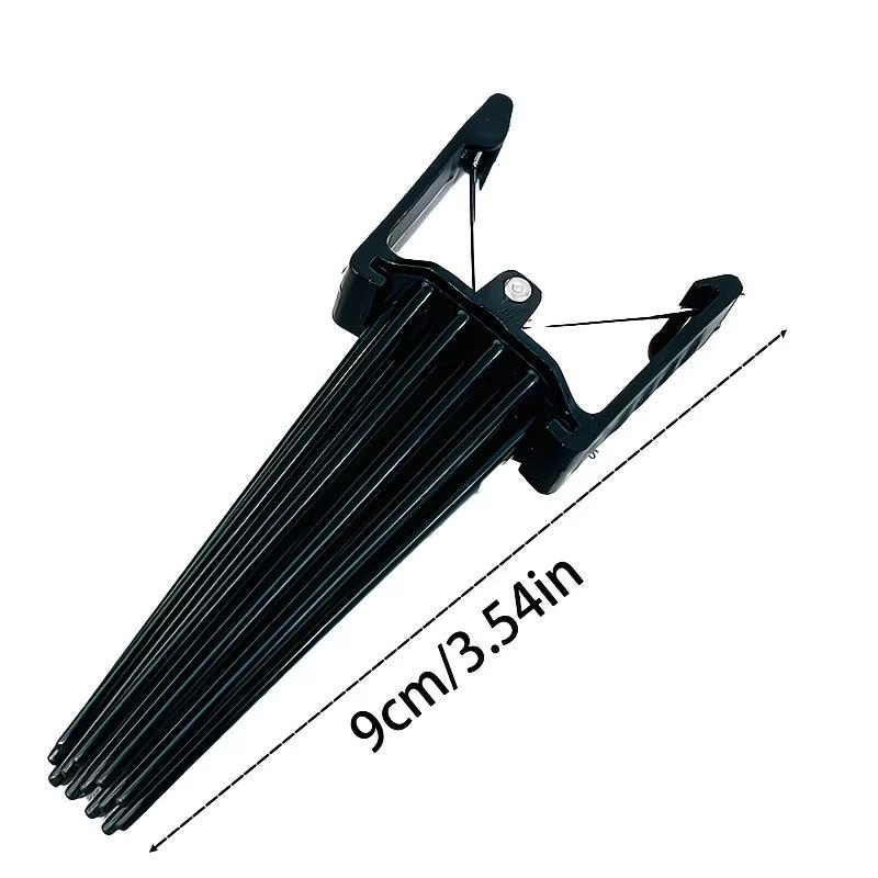 1/2pcs High Crown Volumizing Hair Clips Plastic Root Fluffy Curling Hairpin with Multiple Teeth Non-Slip Hairstyle Tools