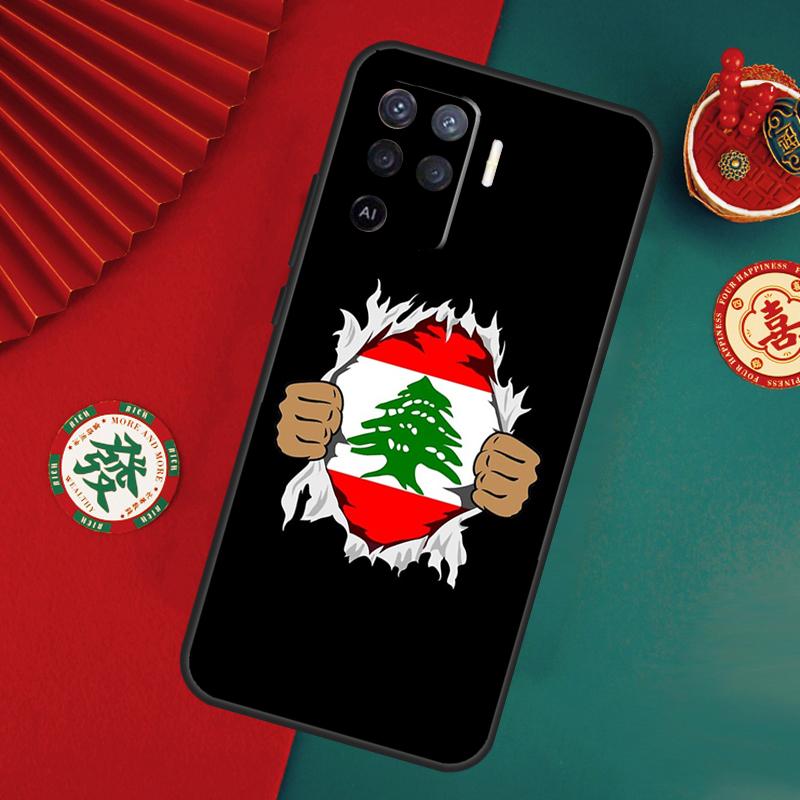 Lebanese Lebanon Flag Case For Oppo A15 A17 A57 A6 A5 Pro A54 A74 A94 A16 A76 A96 A40 A60 A80 A18 A38 A58 A78 A98