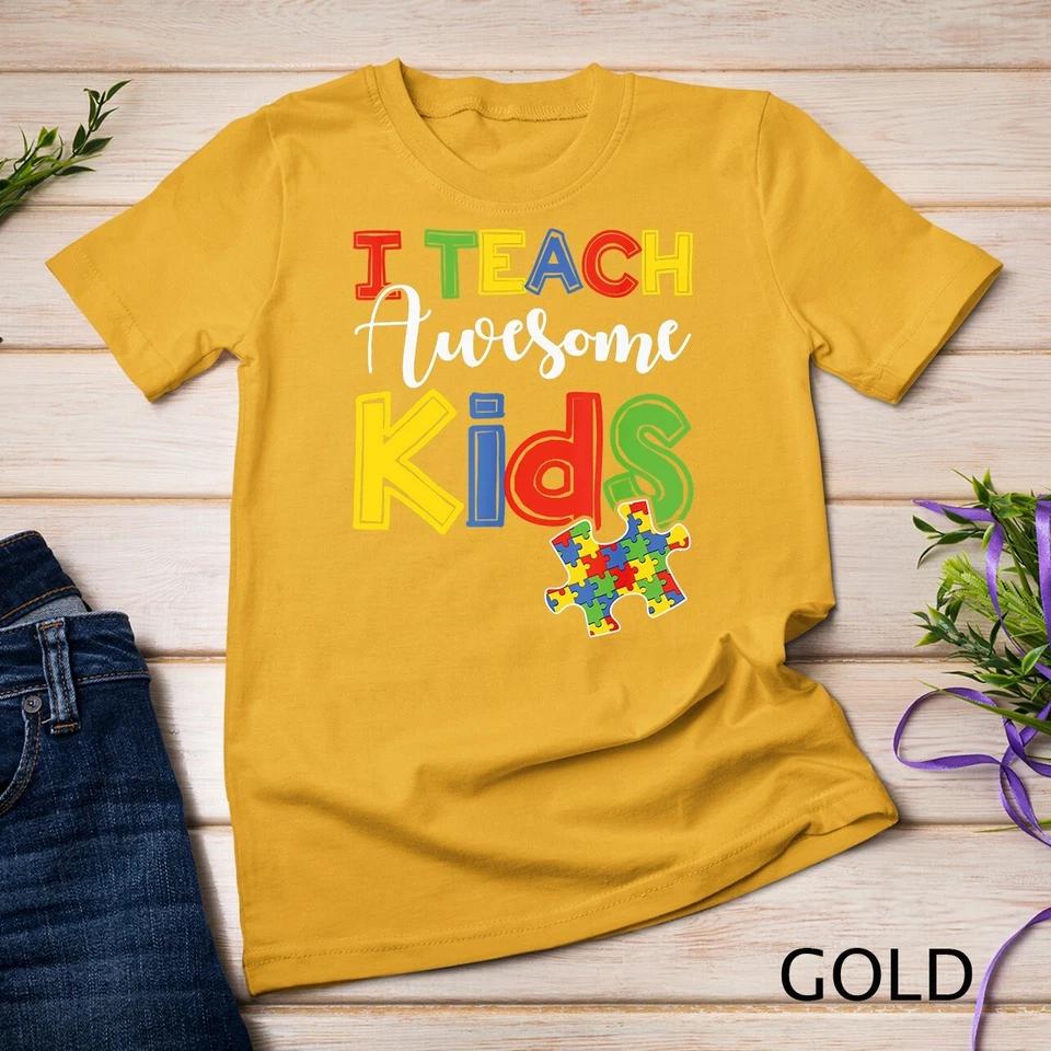 Autism Awareness Special ED Teacher Gifts T-Shirt Unisex T-shirt 2 S
