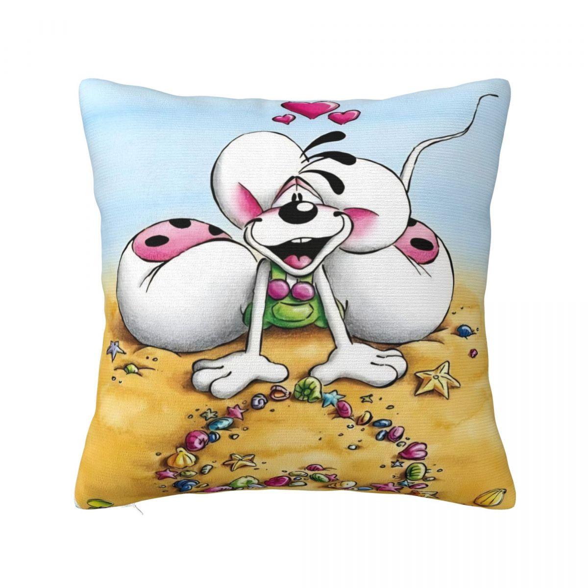 Наволочки D-Diddles Постельное Белье Автомобиль Diddl Мультяшная Наволочка для Подушки Крутая Декоративная Наволочка 45*45 30cm x 30cm