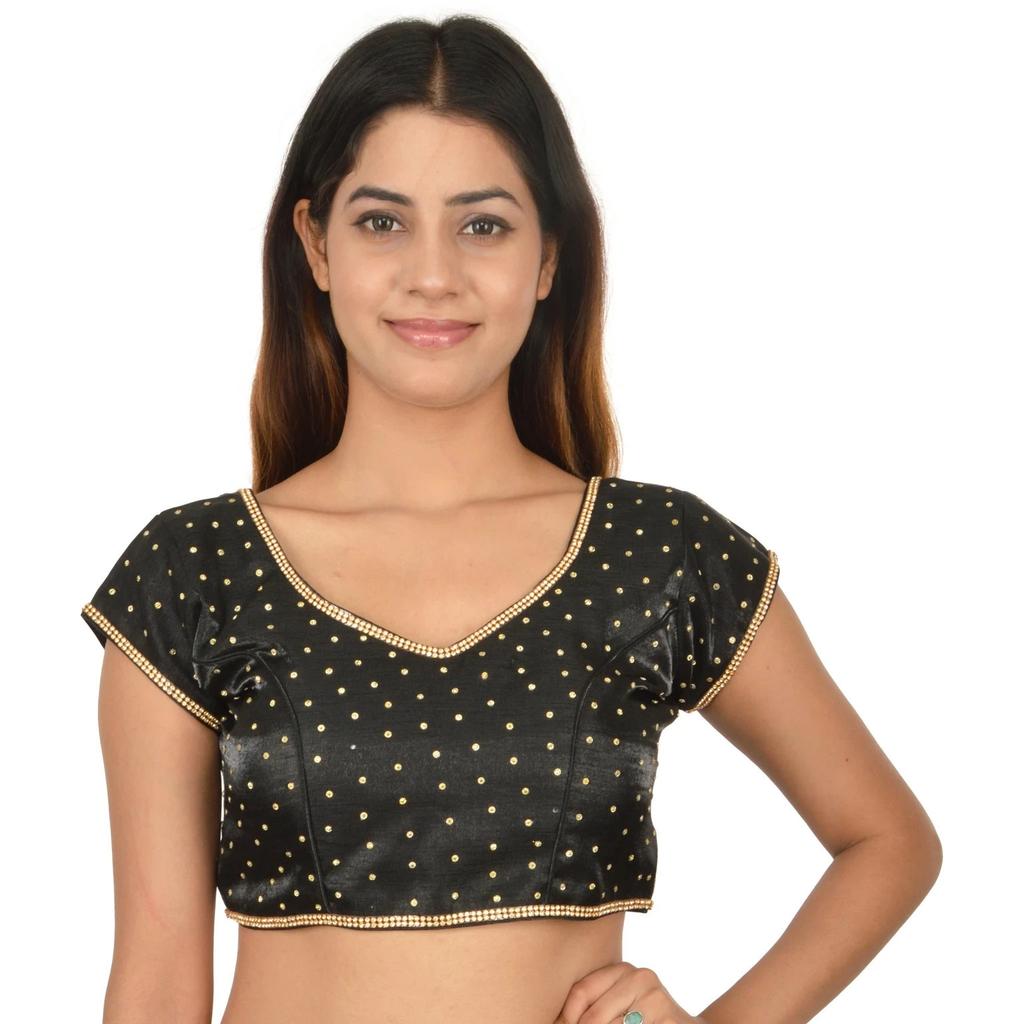 Pakisatni Party Wedding Wear Ethnic Blouse Indian Women's Silk Blend Choli Dress