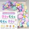 Buntes Macaron Luftballons Girlande Bogen Kit Hochzeit Geburtstagsfeier Deko Kindergeburtstag Hochzeitszubehör Latexballon Babyparty