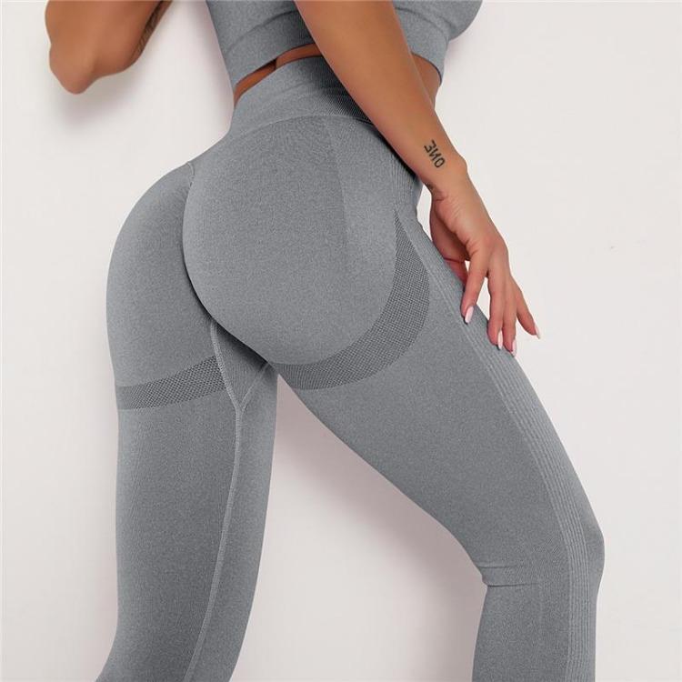Bezszwowe Legginsy Push Up z Wysokim Stanem Seksowne Energetyczne Bezszwowe Legginsy