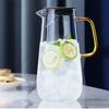 Elegant 1.6L Glass Water Pitcher with Filter