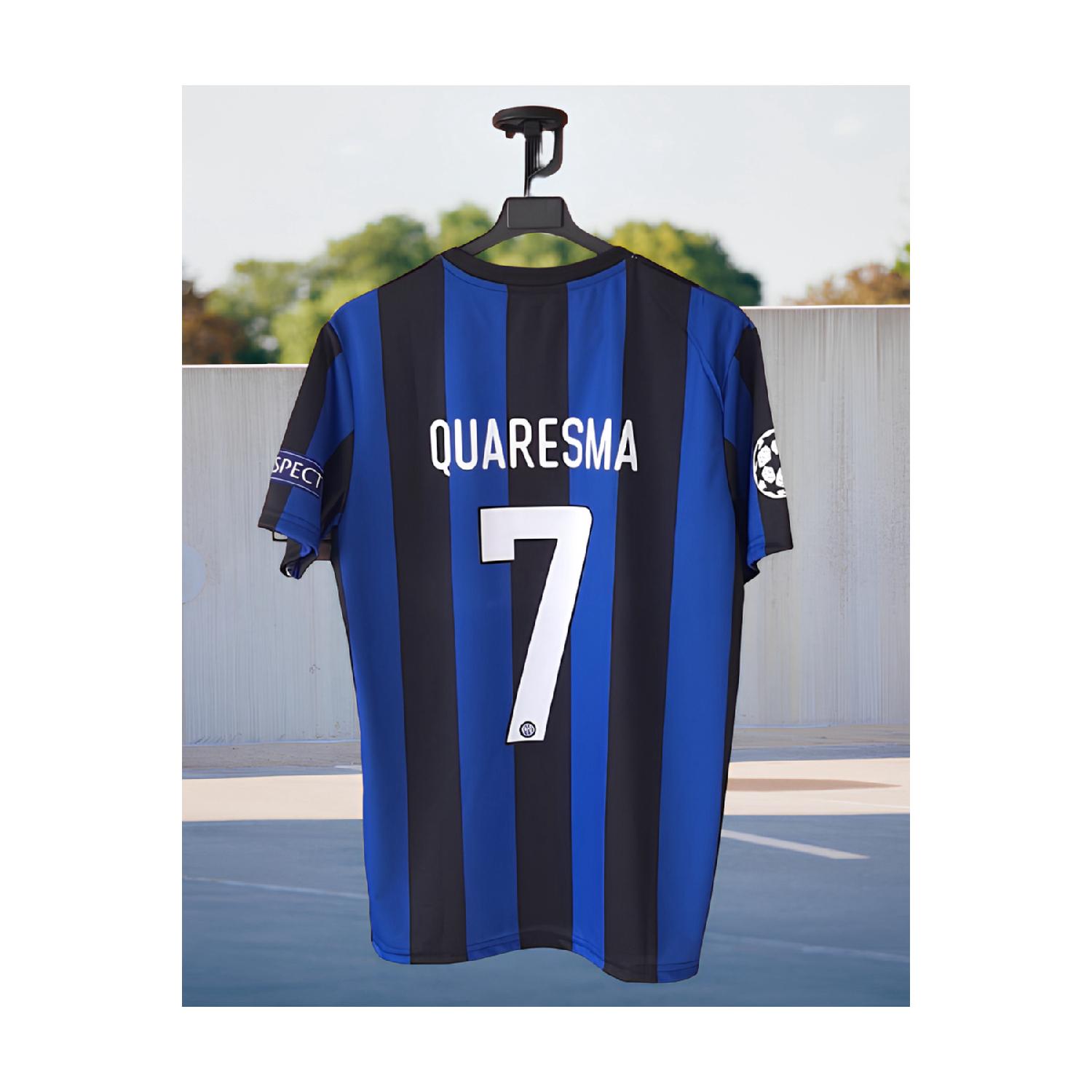 

Ретро-Джерси Рикардо Куарежмы с логотипом финала Лиги Чемпионов 2010 Quaresma Inter.