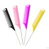 Comb Hairdresser Barber Metal Pin Tail Professional Pintail for Hair Salon or Home