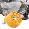 6-in-1 Pressure Washer Nozzle Multifunctional 1/4Inch Change-Over Nozzle Quick Connect Stainless Steel Car Washing Nozzle