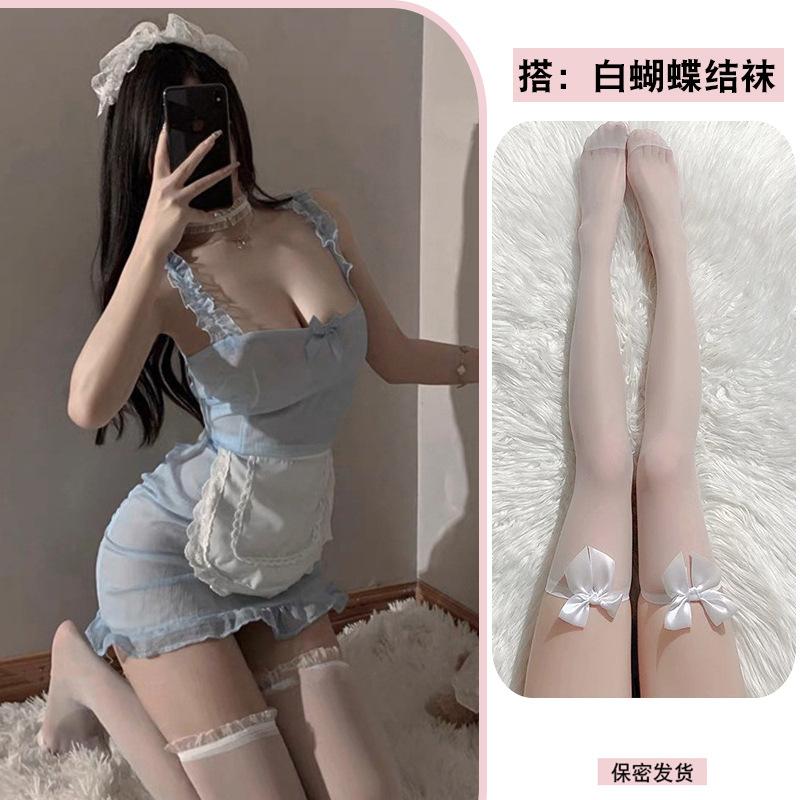 Suspender lingerie little maid pure lust lace suit sexy advanced girl nightdress cosplay woman