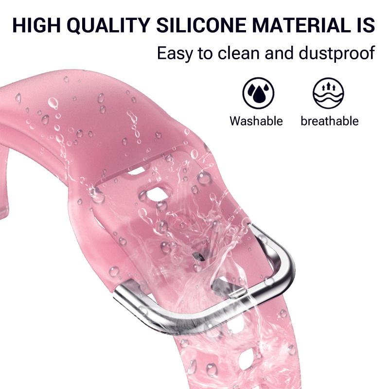 18mm/20mm/22mm Interface Fluorescent Strap For Samsung Galaxy Watch 7 For Huawei/Huami/Garmin Watch Replacement Band