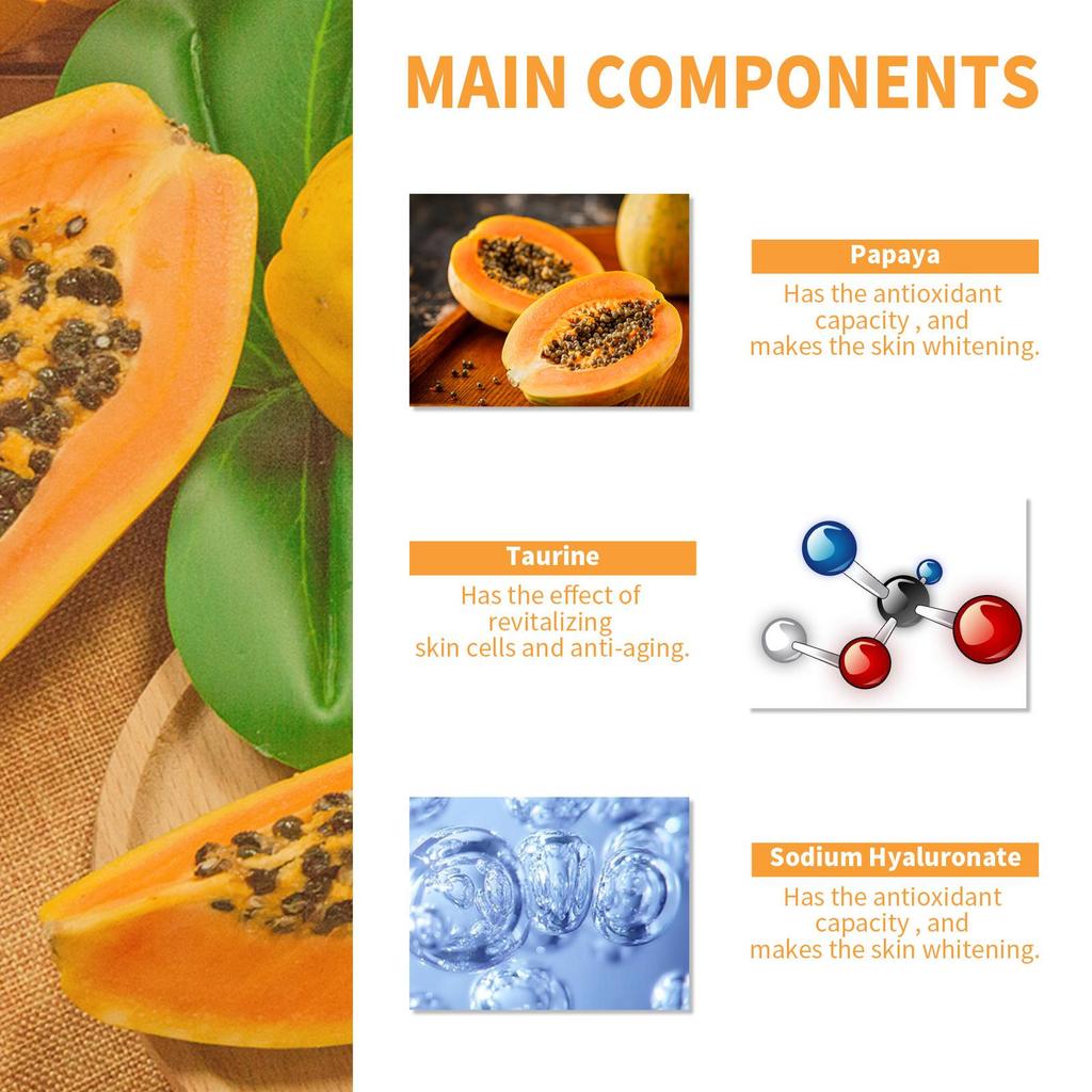 West&Month Papaya Żel Peelingujący - Delikatnie oczyszcza keratynę, nawilża, ujędrnia i rozjaśnia skórę. Odpowiedni do twarzy i szyi 100ml