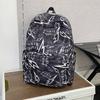 Schoolbag Korean version of the new large-capacity trend graffiti original style schoolbag, junior high school student, high school student, college 