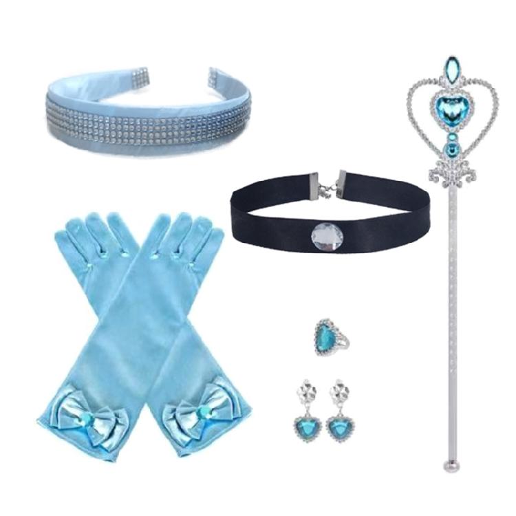 Křišťálová čelenka a choker Popelka pro dospělé a děti na Cosplay párty, Festivalové oslavy, Školní akce