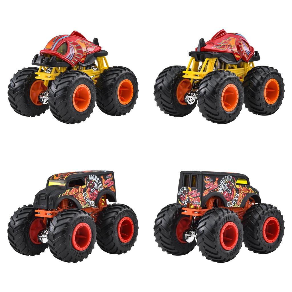 Hot Wheels Monster Trucks Assortment 8 Miniature Box Set 164 - Vehicles/Toys - (Ages 3+) - Multi-color FYJ44-982A