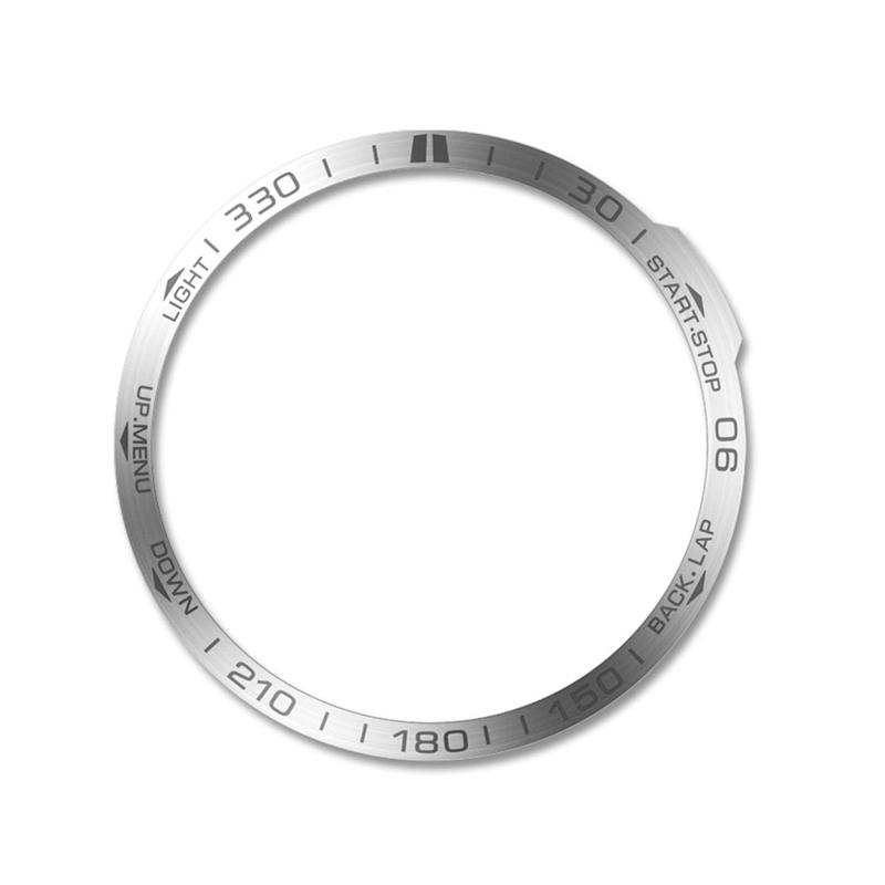 Smartwatch Bumper Abdeckung Kratzfest für Schutzring Geeignet für für Fenix 7X Lünettenring für Gehäuserahmen Metall für