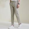 Baoxiniao Men's Slim-Fit Tapered Ankle-Length Trousers