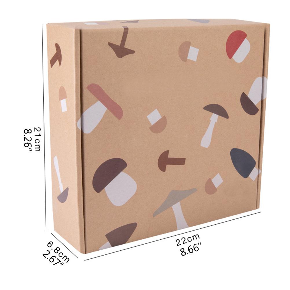 Jucării din lemn pentru cules ciuperci, Joc de simulare cules ciuperci, Jucării educative pentru copii