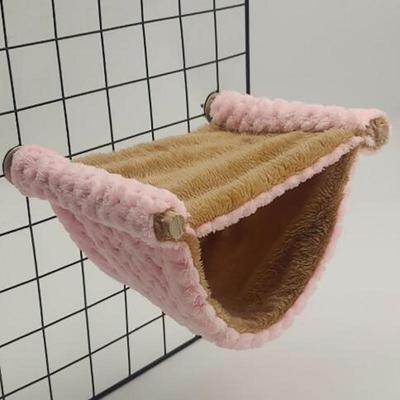 Warm Plush Hamster Hammock Small Pet Sleeping Bag Nest Pets Rat Squirrel Hanging Cage Houses Pet Accessories Supplies