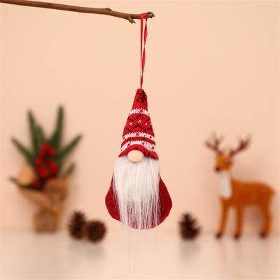 Santa Faceless Gnome Doll Xmas Tree Hanging 16 X 7 X 5cm Adorable Christmas Dinner Dwarf Festive Atmosphere Home