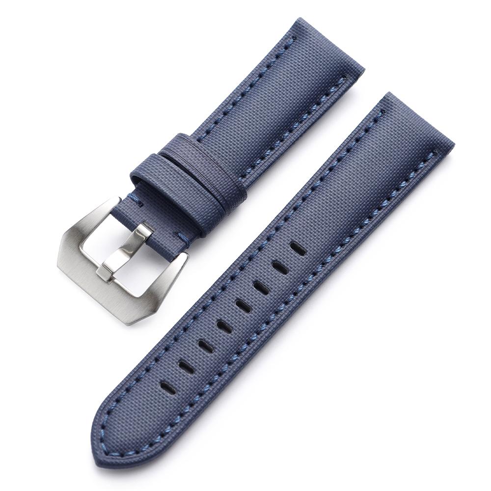 Waterproof Sailcloth Watch Band Premium Nylon Strap 20mm 22mm 24mm 26mm Durable Nylon Bracelet for Men Women Watch  Accessories