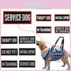 Decorative Pet Patch Do Not Pet Therapy Dog Training Service Black And White English 9*4cm