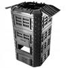 KADAX Garden Composter Modular 1260L Frost-resistant Year-Round Black
