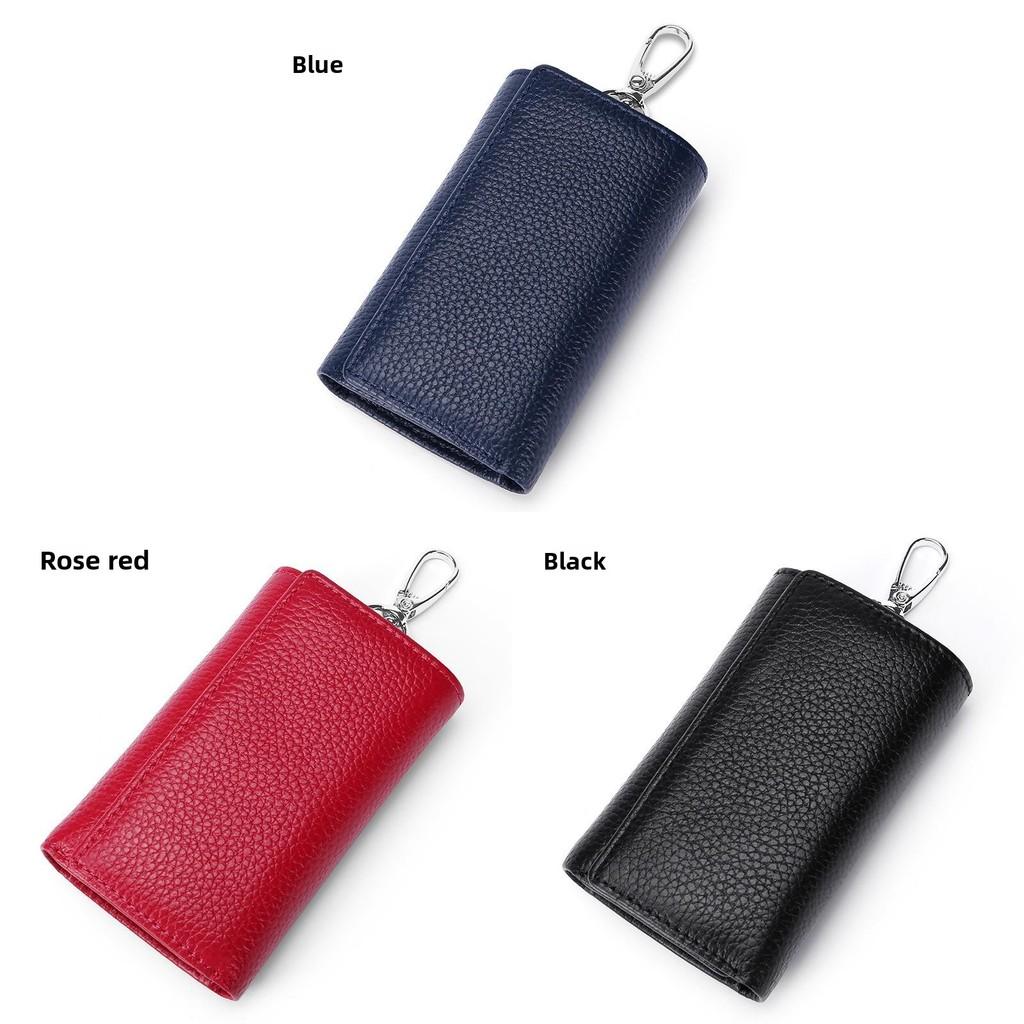Leather Key Case With Upgraded Hanging Design For Couples And Daily Use