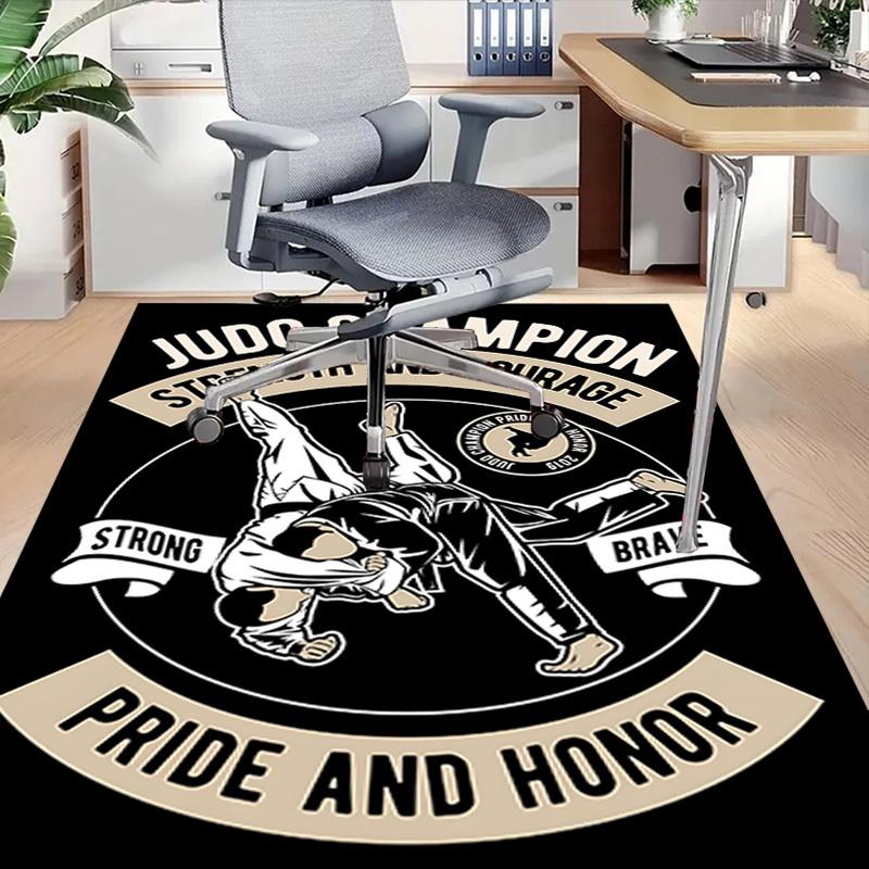 1pc Judo Champion Carpet, Office Rug Outdoor Mat Home Decor Area Carpet Festival
