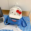 Hello Kitty Girls Mini Backpack With Cartoon Pu Material For Casual Daily Use