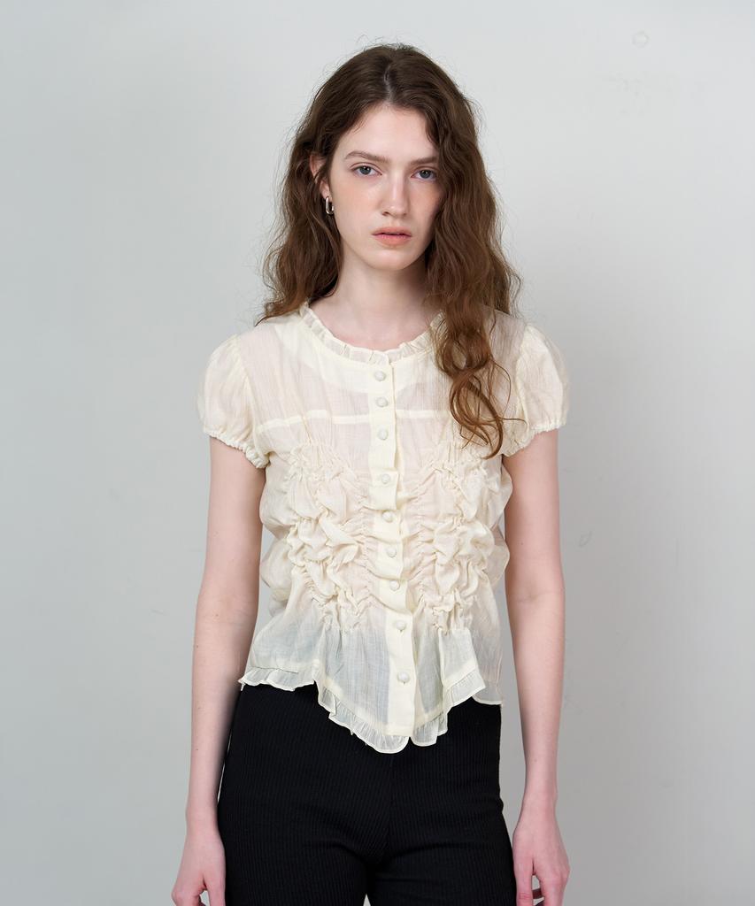 Seuleubi Luen Shirring Blouse_2 Color