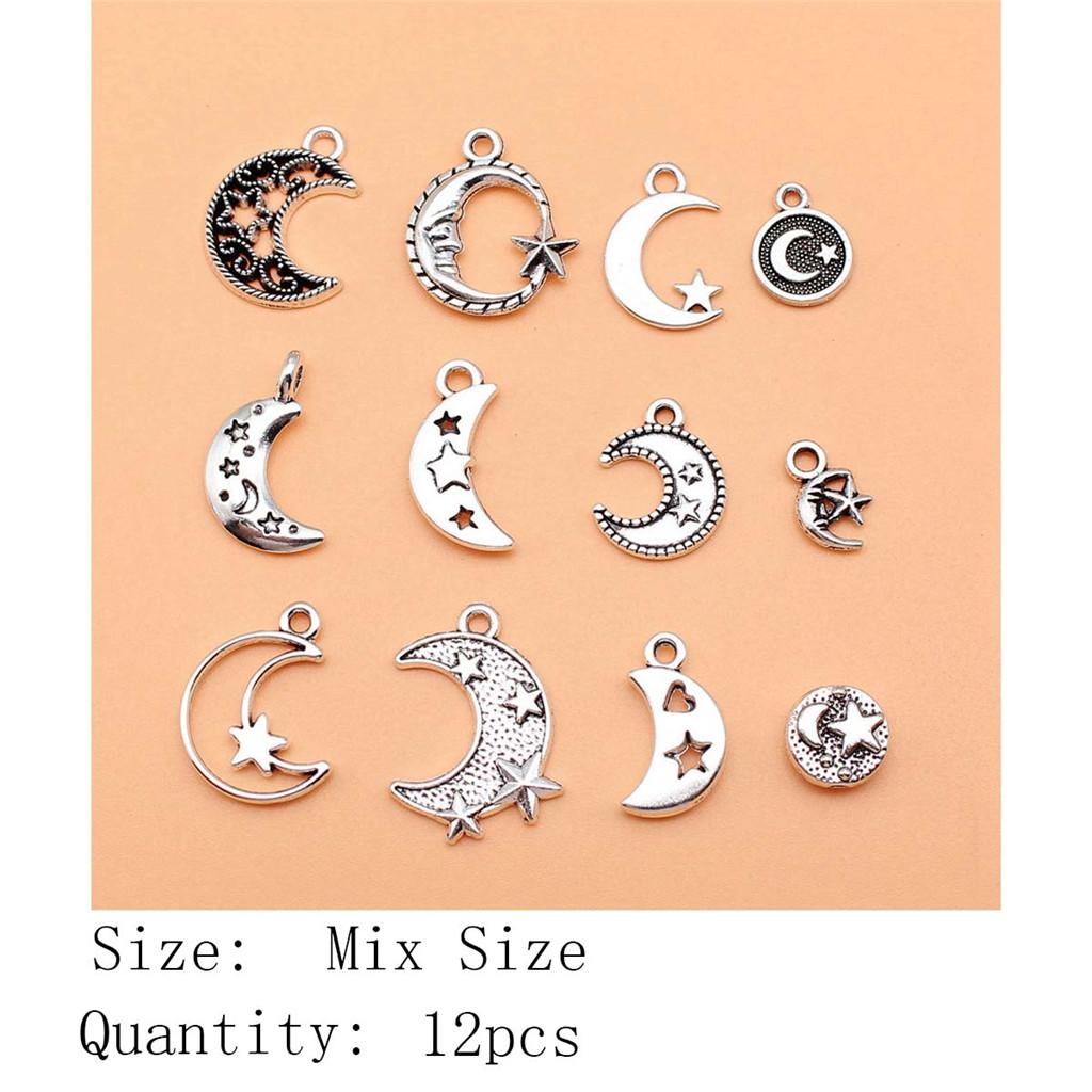 New Year's Day Aesthetic Jewelry Charms Study Sports Mixed Set Charms Pendant Women's Bag Bracelet Pendant