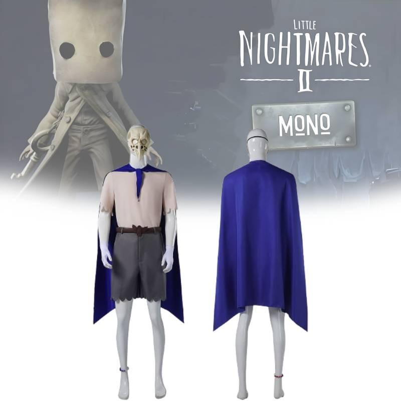 Little Nightmares Cosplay Costume For Adults Featuring Unique Alone Character Design In Blue Color