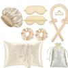 Lazy No-heat Curling Iron Combination Set, Curling Hair Artifact, Pillowcase, Eye Mask, Nightcap, Eye Mask Combination.