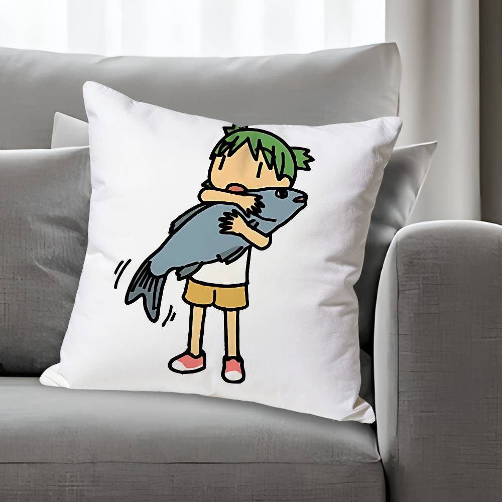 Y-Yotsuba Cute K-Koiwai Cushion Cover Suitable For Sofa Car Bedroom Office Cushions Decorative Pillow Case