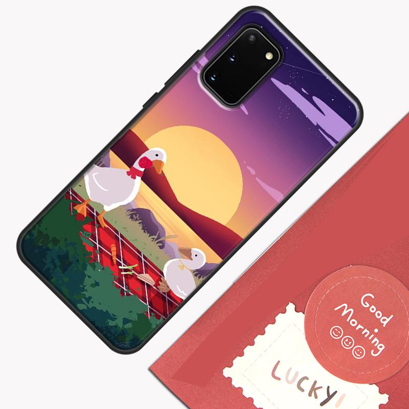 Cartoon Funny Goose Phone Case For Samsung Galaxy S25 S26 Ultra S20 S21 S22 S23 S24 Plus S9 S10 S25 FE Cover Shell