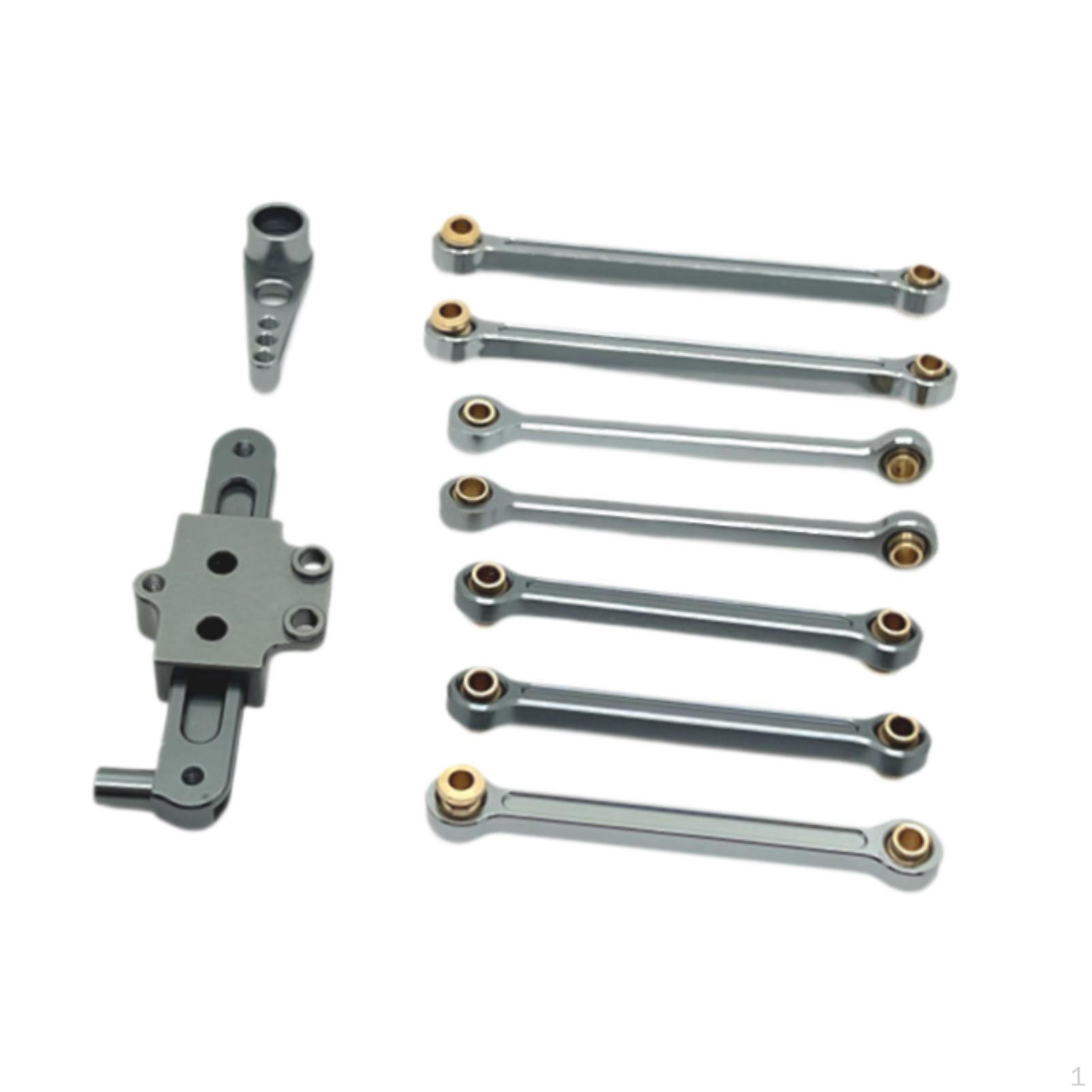 

Металевий набір рульового керування для 1/12 автомобілів RC grey