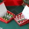 Christmas 12 Sets of Candles Old Man Tree Snowman Carnival Romantic Decoration Candlelight Dinner Christmas Painting Small Wax