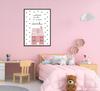 Picture poster In a frame A4 cm House PD112