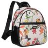 Women's Urban Backpack with a Floral Pattern - David Jones