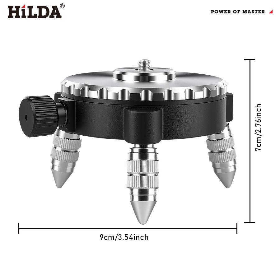 360° Adjustable Metal Level Meter Base