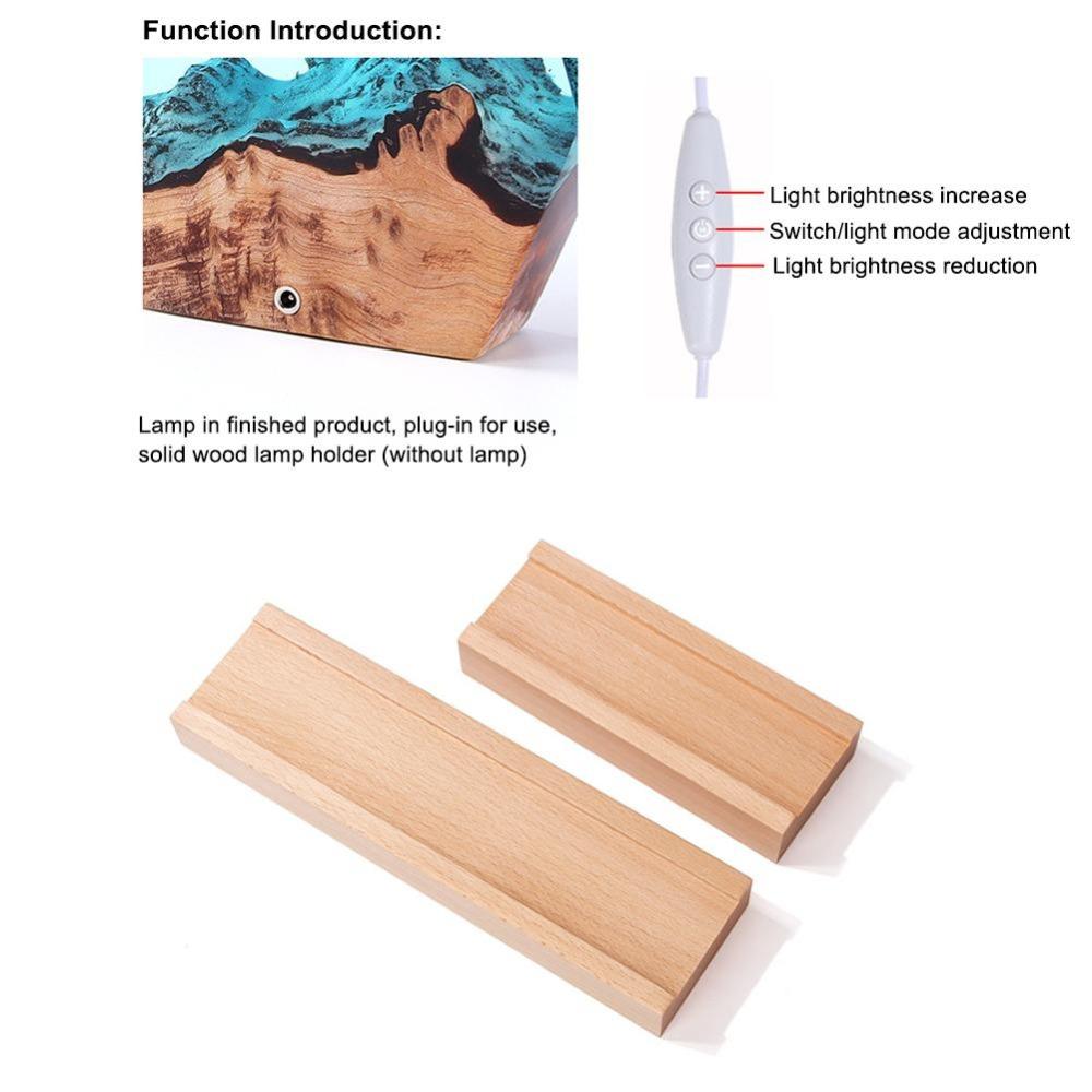 USB Charge Resin Table Light Seabed World Diving Cave Free Diving Night Light  Exploration Theme